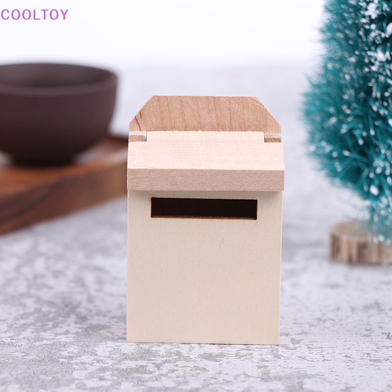 Hộp Thư Gỗ Mini Tỷ Lệ 1: 12 Dùng Trang Trí Nhà Búp Bê DIY