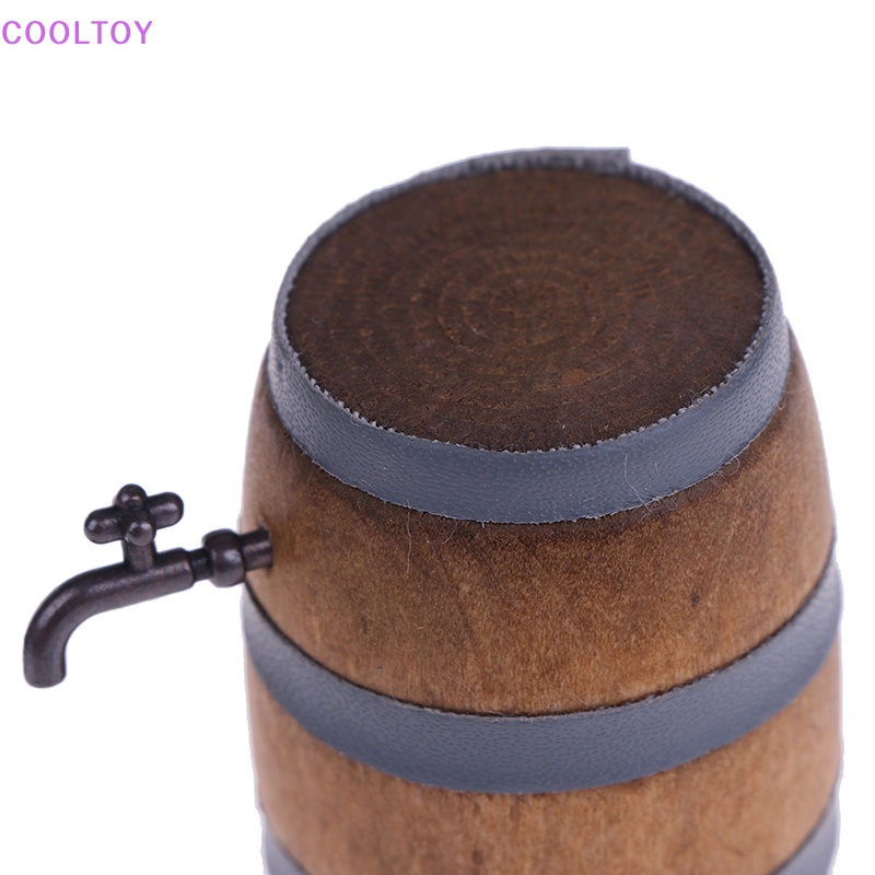 Cooltoy Mô Hình Thùng Rượu mini Tỉ Lệ 1: 12 Trang Trí Nhà Búp Bê