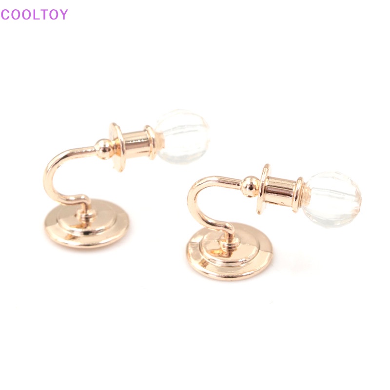 Set 2 Đèn Gắn Tường Trang Trí Nhà Búp Bê Tỉ Lệ 1: 12