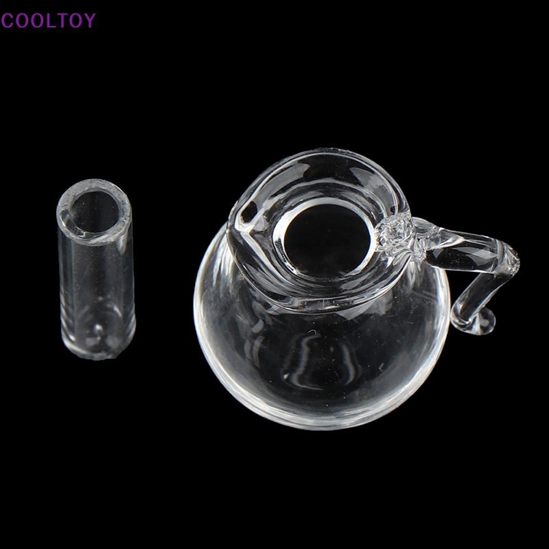 Mô Hình Bình Nước Ép Trái Cây Mini Bằng Kính Thủy Tinh Trang Trí Nhà Búp Bê 1 / 12