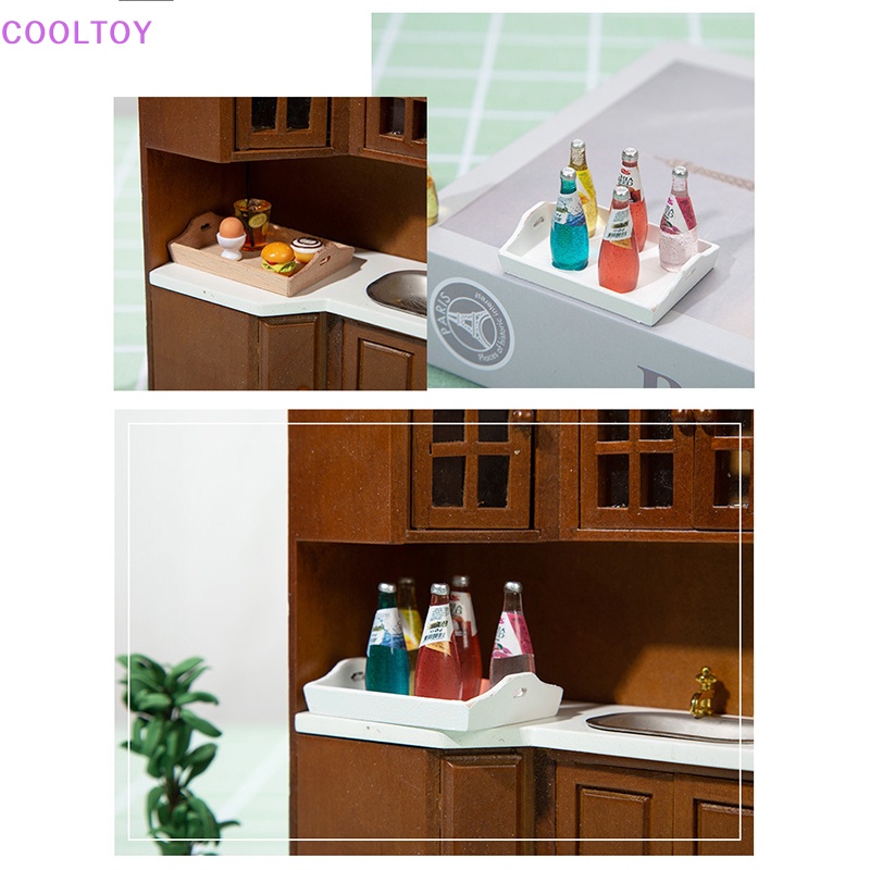 Cooltoy Khay Đựng Trái Cây mini Tỉ Lệ 1: 12 Trang Trí Nhà Búp Bê