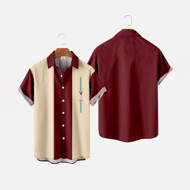Áo Sơ Mi Ngắn Tay Cài Nút In Họa Tiết Cổ Điển Phong Cách Nhật Bản Thời Trang Mới 2023 Cho Nam