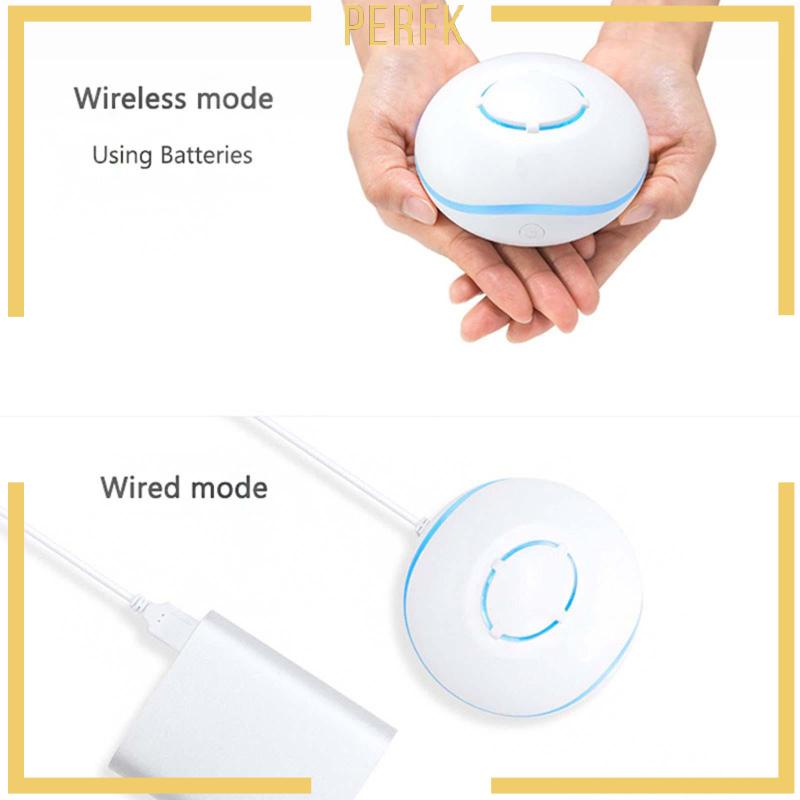 Máy Khuếch Tán Tinh Dầu Cỡ Nhỏ Có Đèn LED 7 Màu Sắc Thay Đổi Độc Đáo Trang Trí Phòng Khách