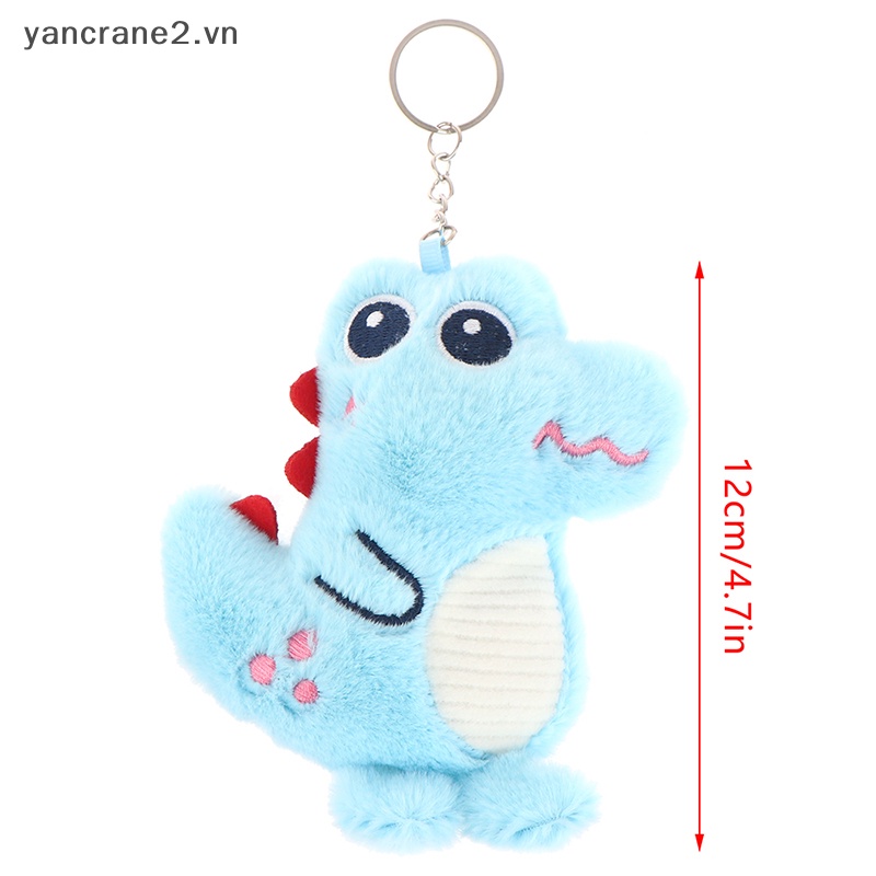 Búp Bê Nhồi Bông Hình Khủng Long Mềm Mại 12CM Treo Móc Khóa / Ba Lô / Túi Xách Trang Trí Quà Tặng Cho Bé {yancrane2.vn}