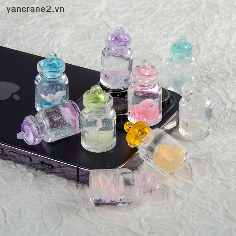 Set 10 Mặt Dây Chuyền Resin DIY Hình Lọ Phát Sáng Đáng Yêu {yancrane2.vn} {YAN2}