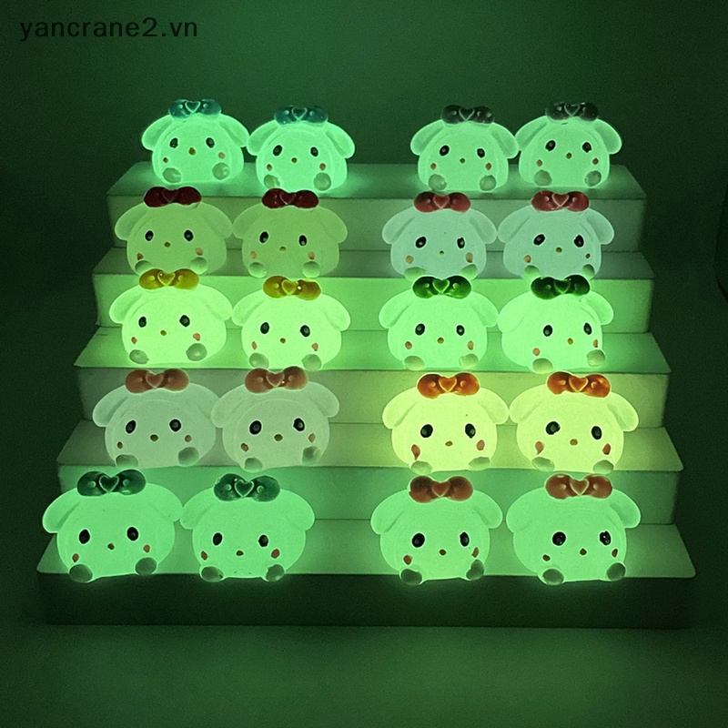 Bộ 5 Phụ Kiện Trang Trí Hình Thỏ Phát Sáng Dễ Thương DIY {yancrane2.vn}