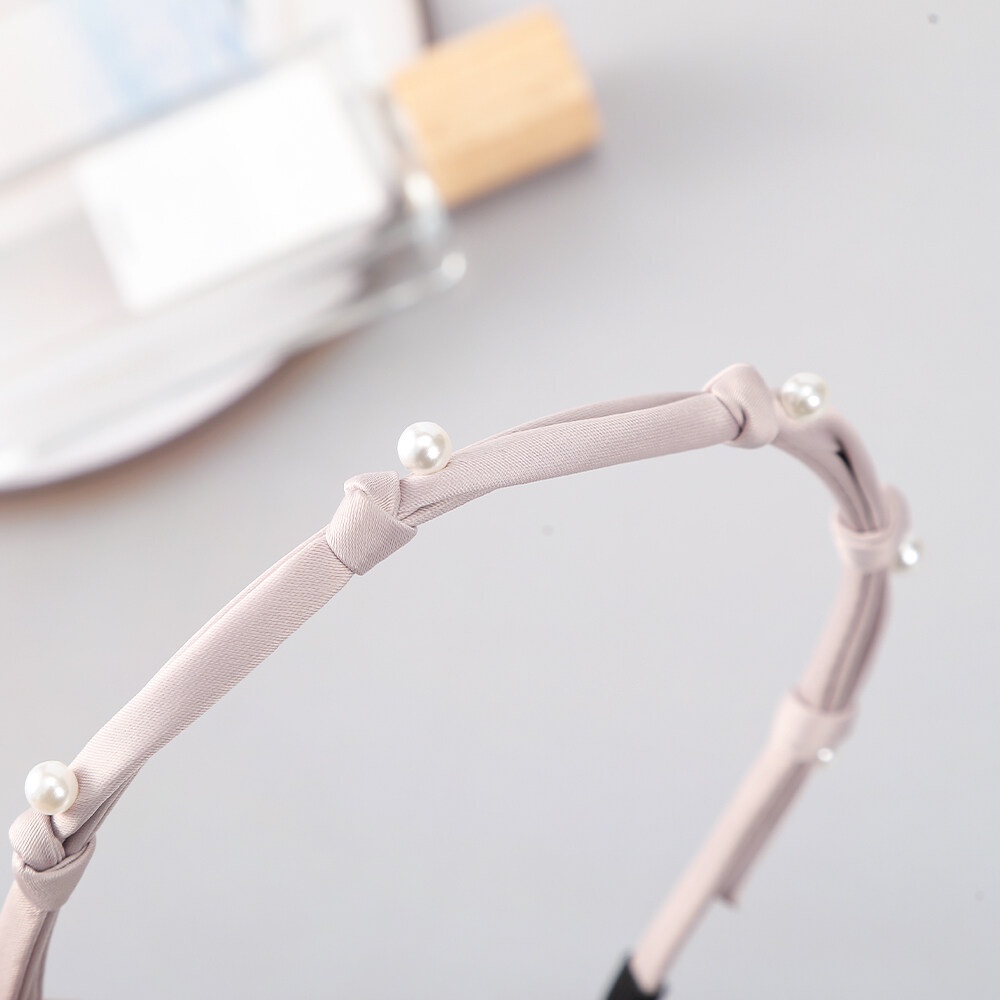 Băng Đô Cài Tóc Thắt Nút Bằng Vải 16cm Phong Cách Cổ Điển Hàn Quốc Cho Nữ
