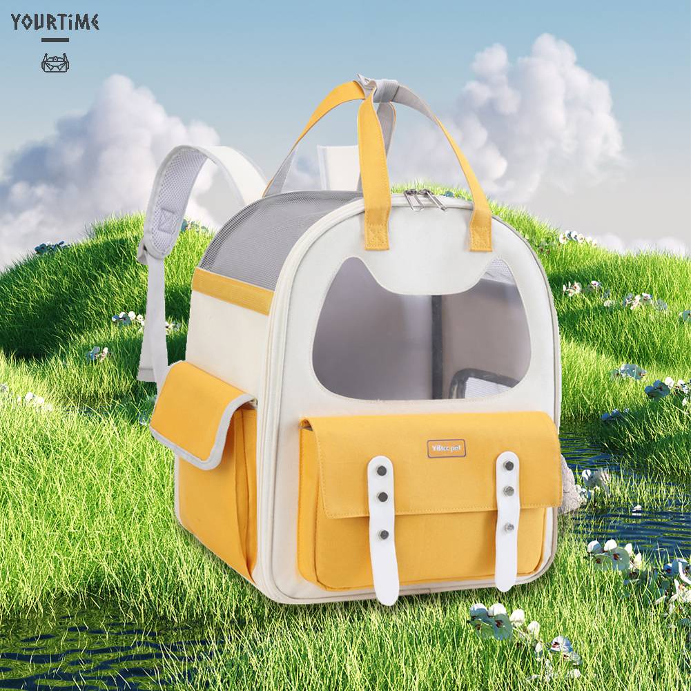Ba Lô Đựng Thú Cưng Sức Chứa Lớn Thoáng Khí Tiện Dụng Cho Du Lịch