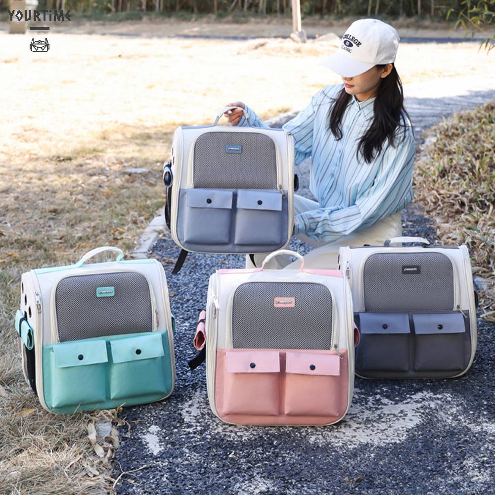 Ba Lô Đựng Thú Cưng Thoáng Khí Gấp Gọn Tiện Lợi