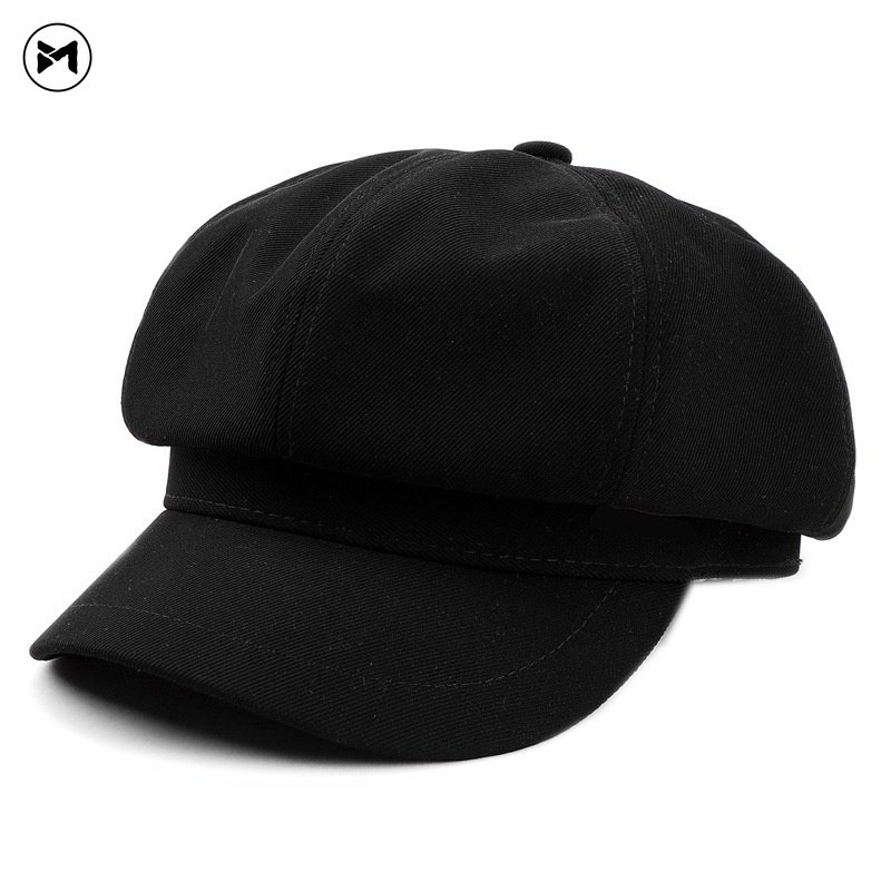 Mũ Beret Lưỡi Vịt Viền Cứng Phong Cách Anh Quốc Thời Trang Mới 2023