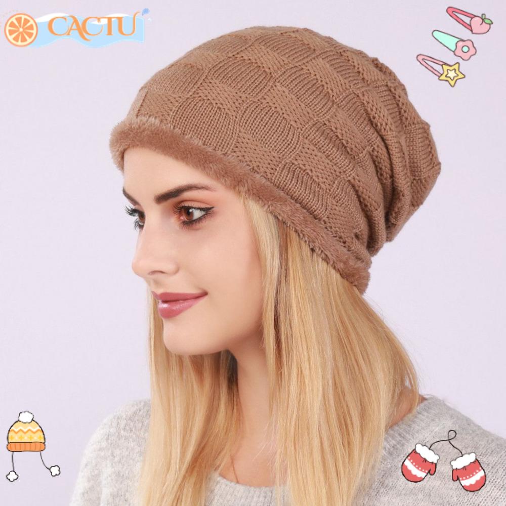 Mũ Beanie Mềm Dày Dặn Thoải Mái In Họa Tiết Đầu Lâu Thời Trang Cho Nữ