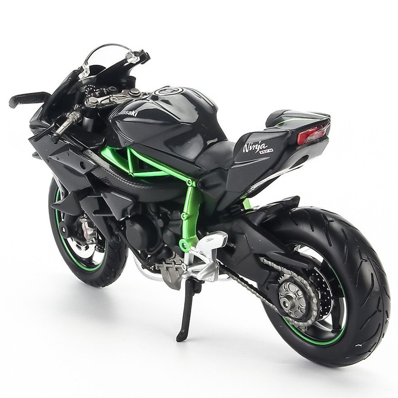 Đồ Chơi Xe Mô Tô Lắp Ráp Kawasaki Ninja H2TM R 1:12 - Maisto 39198/MT39051AL