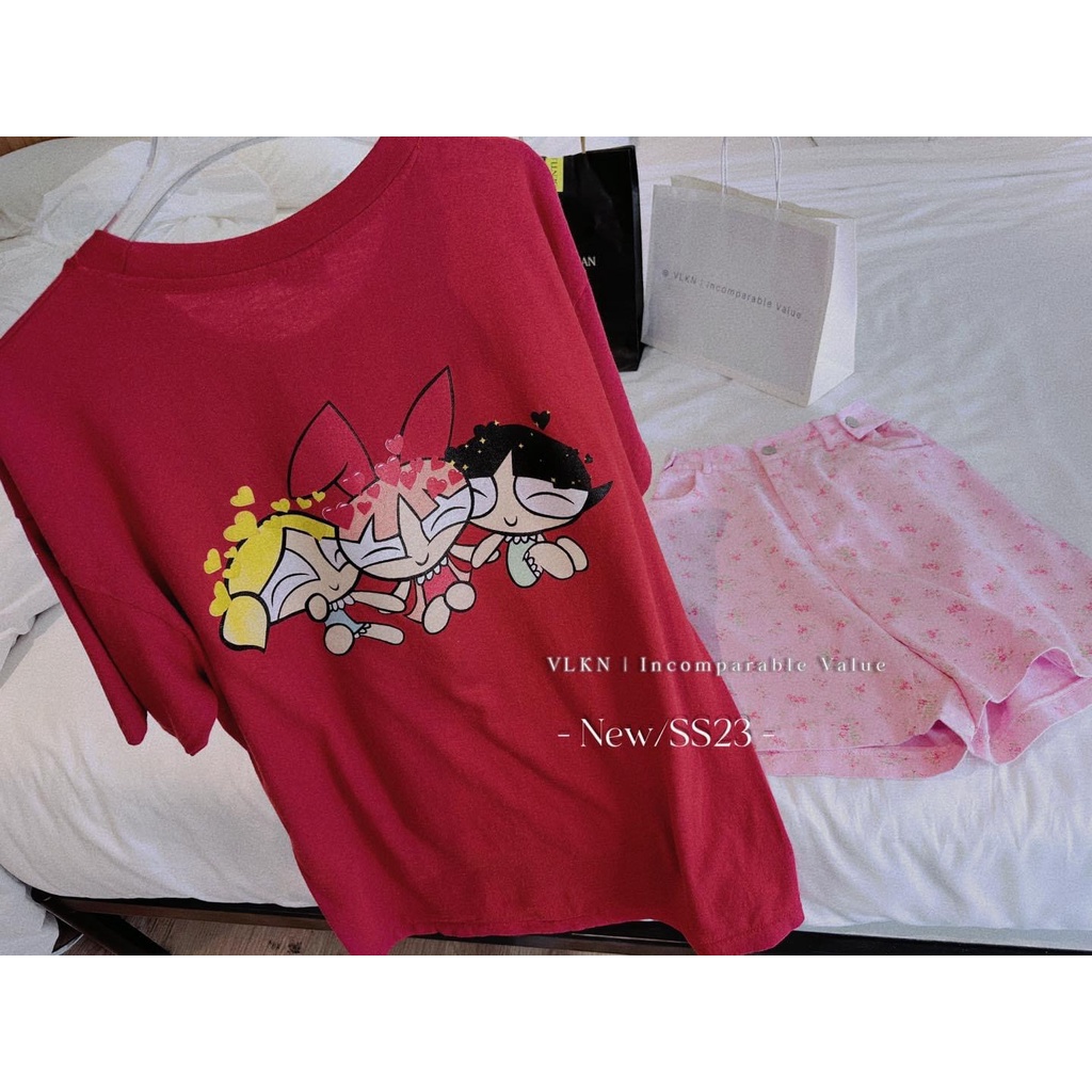 Áo phông bé gái po.wer girl u.k