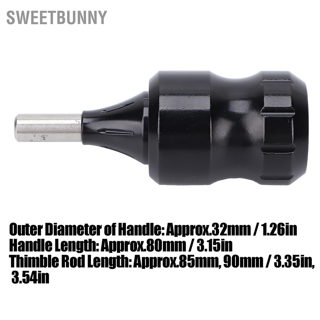 SweetBunny Máy xăm có thể điều chỉnh 32mm Grip máy hợp kim Xử lý Cartridge Tattoo
