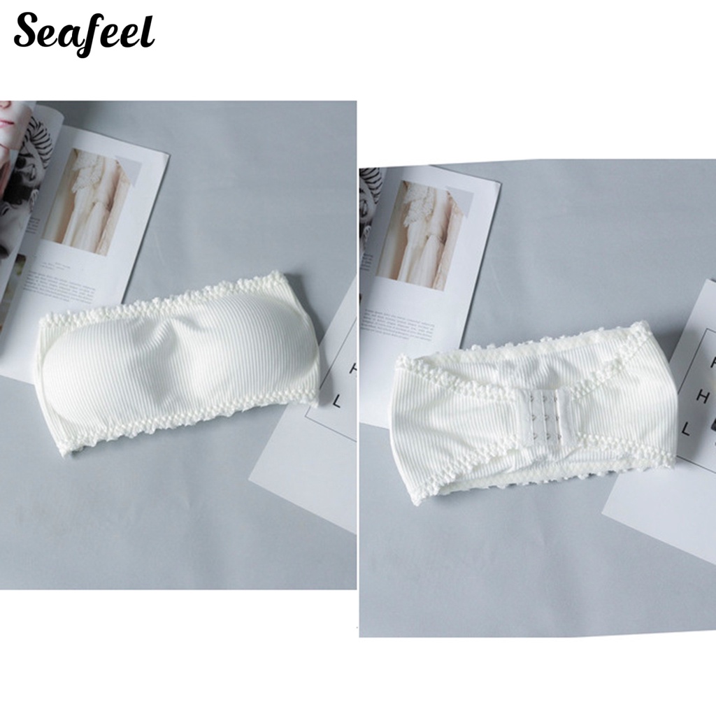 Áo Ngực Không Dây Thoáng Khí Có Mút Nâng Ngực Dành Cho Nữ