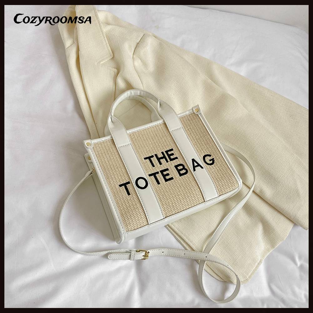 Túi Xách Da PU In Chữ Thời Trang Cho Nữ