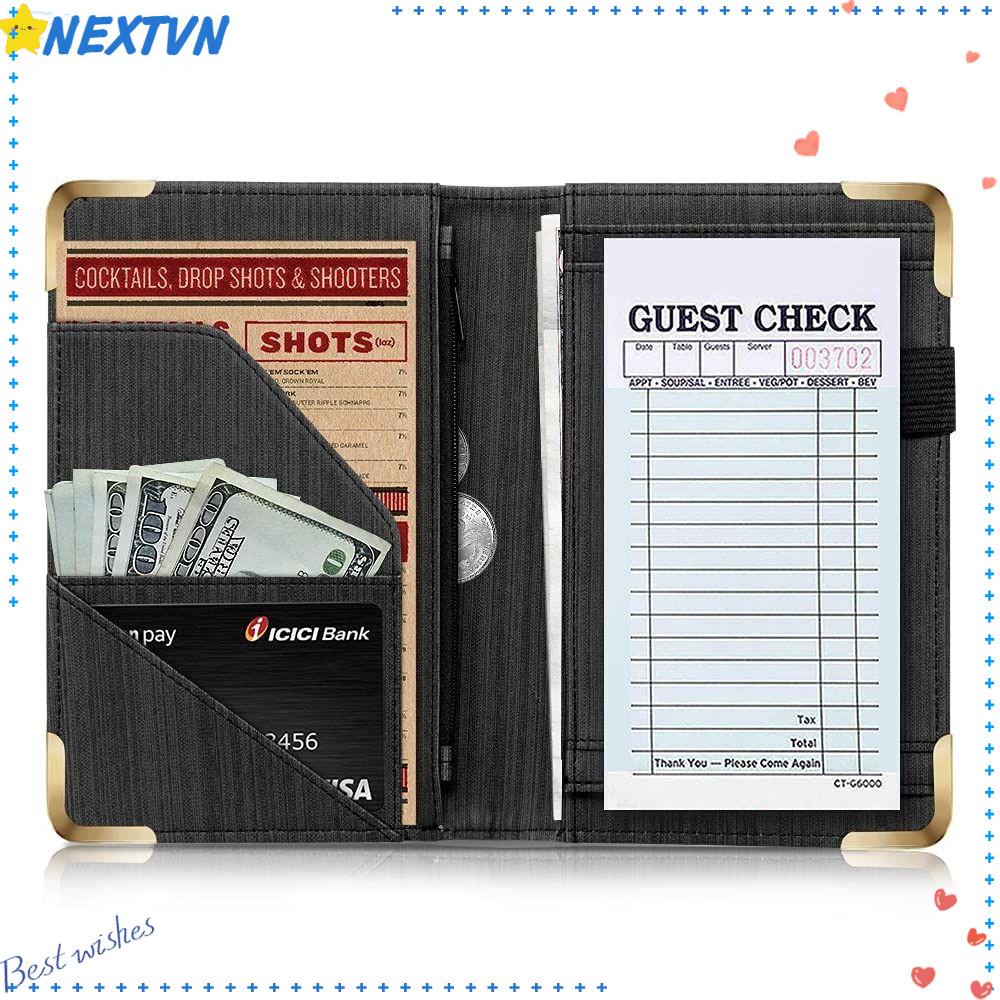 Sách Phục Vụ Tiền Giấy Bỏ Túi Tiện Dụng Cho Bồi Bàn / Khách Sạn