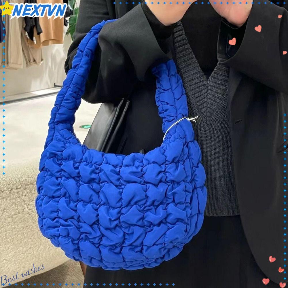 Túi Xách Cotton Họa Tiết Sọc Caro Phong Cách Boho Cho Nữ