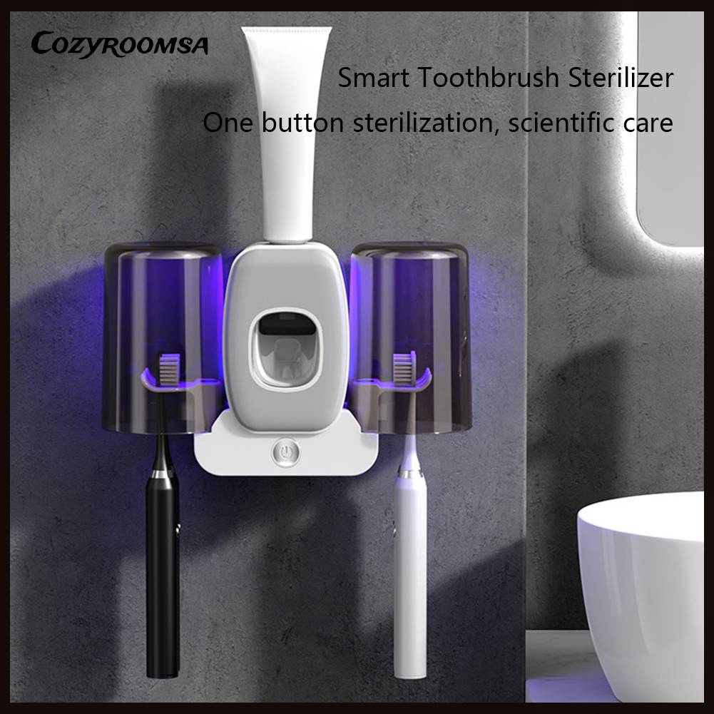 Giá Đỡ Bàn Chải Đánh Răng Điện Tử Khử Trùng Bằng Tia UV