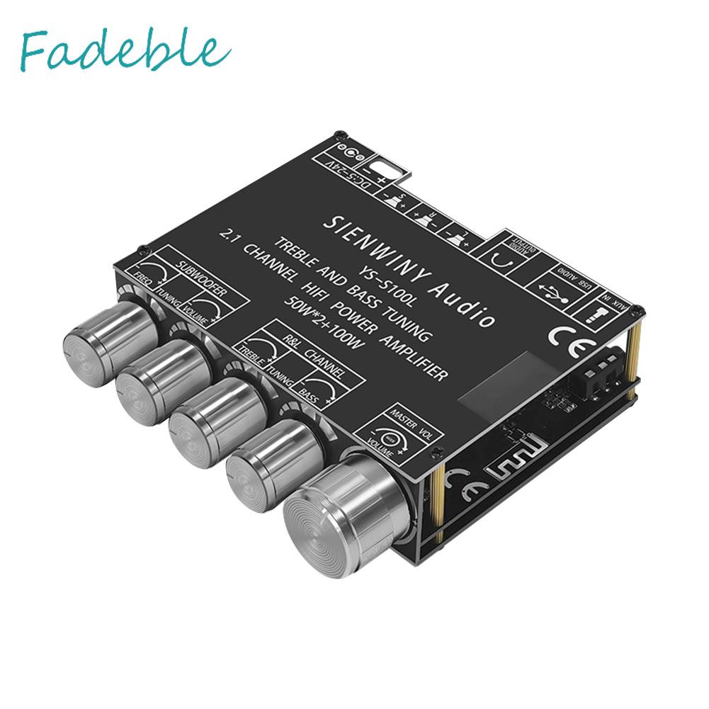 Mô Đun Khuếch Đại Âm Thanh Bluetooth 2.1 3 Kênh 50WX2 100W CS8673E Chuyên Dụng