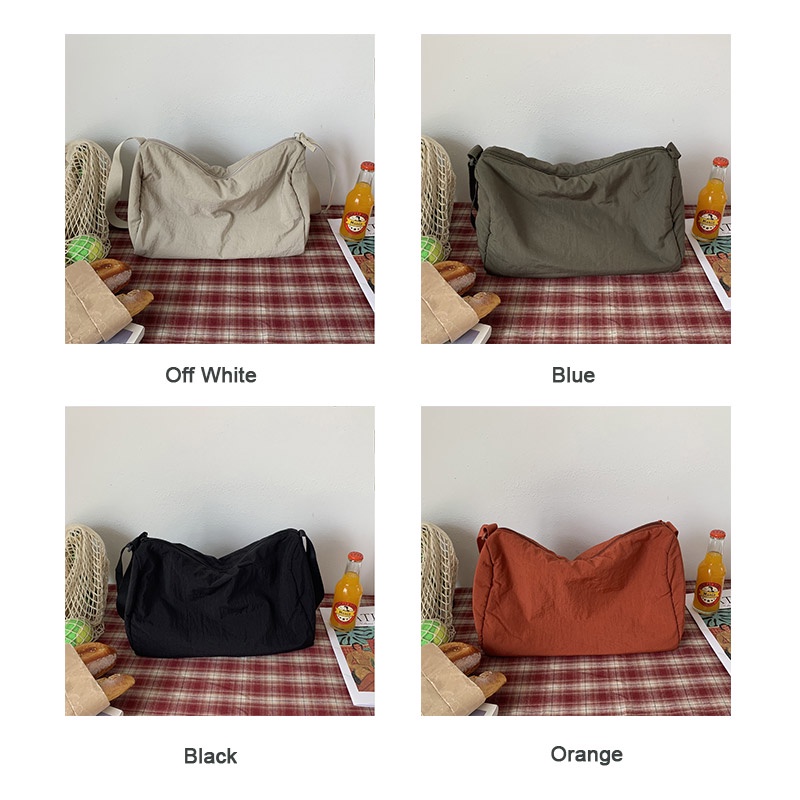 Túi Xách Vải Mềm Cỡ Lớn Thiết Kế Đơn Giản Phong Cách Nhật Bản