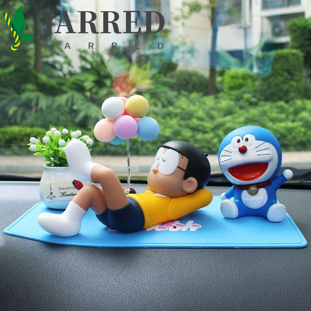JARRED Kids Gift Doraemon Action Figure Car Decor Car Ornaments Model Toys Dashboard Ornament Car Interior Display Home Decor Center Console Collectible Dolls Children Gift Napping Nobita