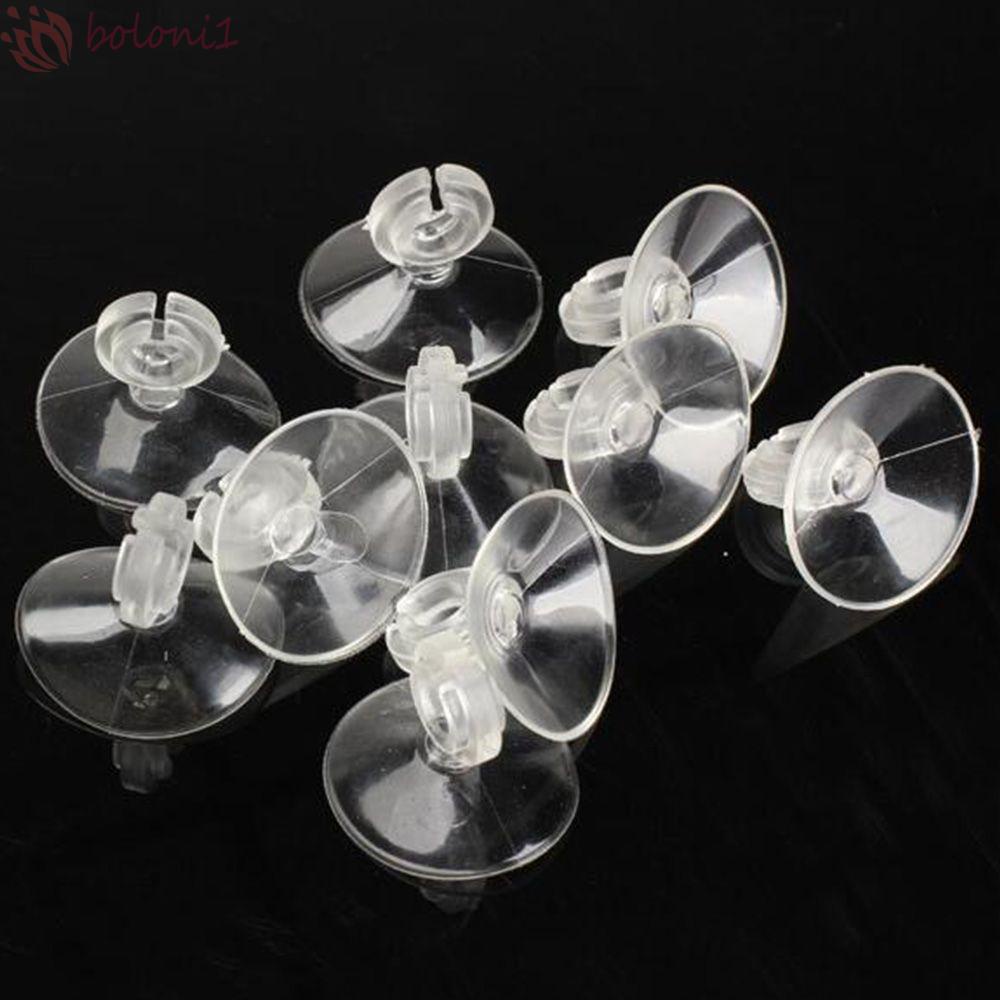 Set 10 cốc hút trong suốt giữ vòi dẫn khí tiện dụng cho bể cá