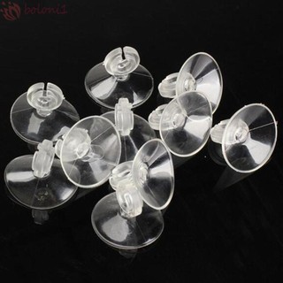 Set 10 cốc hút trong suốt giữ vòi dẫn khí tiện dụng cho bể cá
