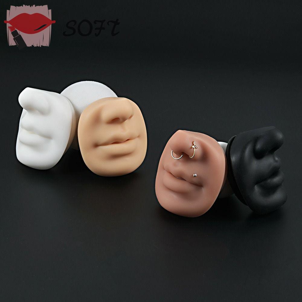 Mô Hình Mặt Người Tập Xăm Bằng Silicon 5D Có Thể Tái Sử Dụng Cho Người Mới Bắt Đầu