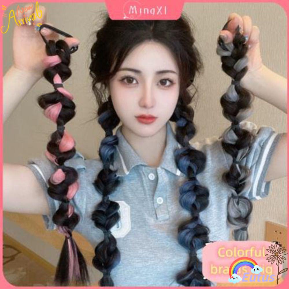 Tóc Giả Thắt Bím Màu Sắc Tự Nhiên Dễ Sử Dụng Dành Cho Nữ