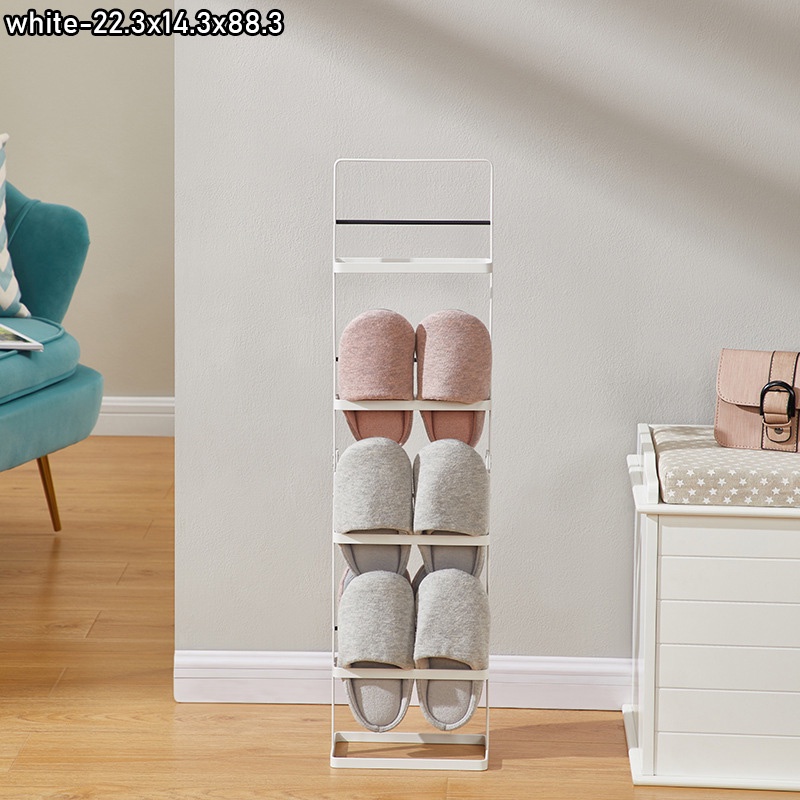 Giá Để Giày Dép Hai Mặt Tự Đứng Bằng Thép carbon Phong Cách Nhật Bản Phổ Biến