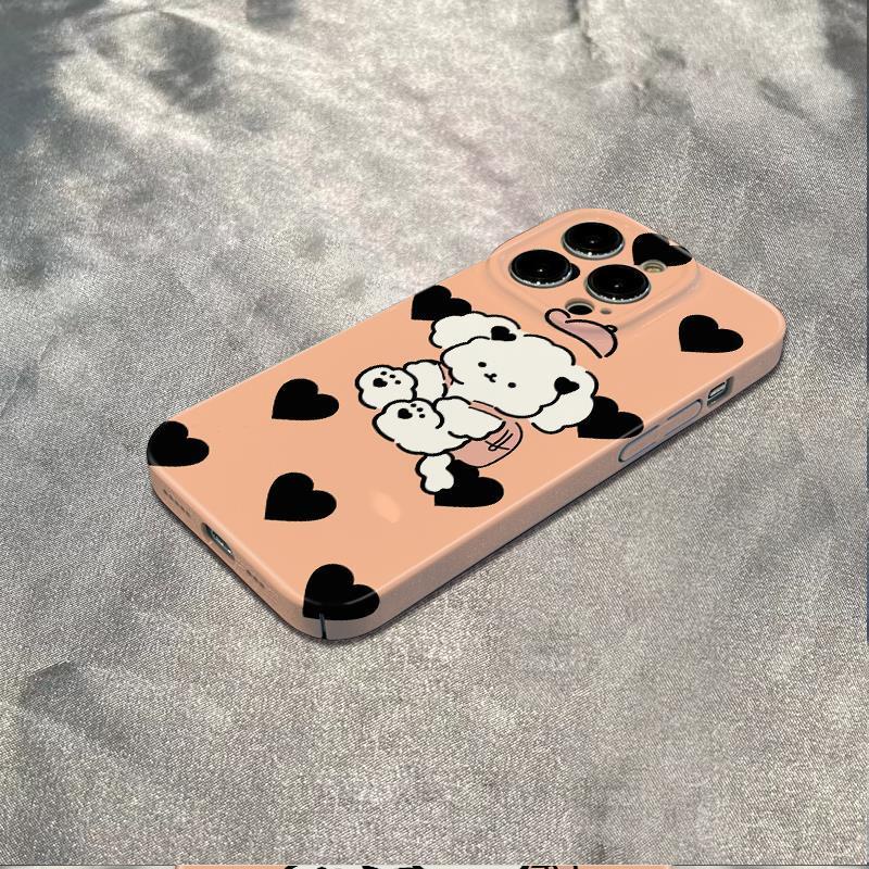 Ốp Điện Thoại Dẻo Họa Tiết Chú Chó Dễ Thương Chống Sốc Cho iPhone12max 13 Phong Cách Đơn Giản 7814pro 11 0QPF