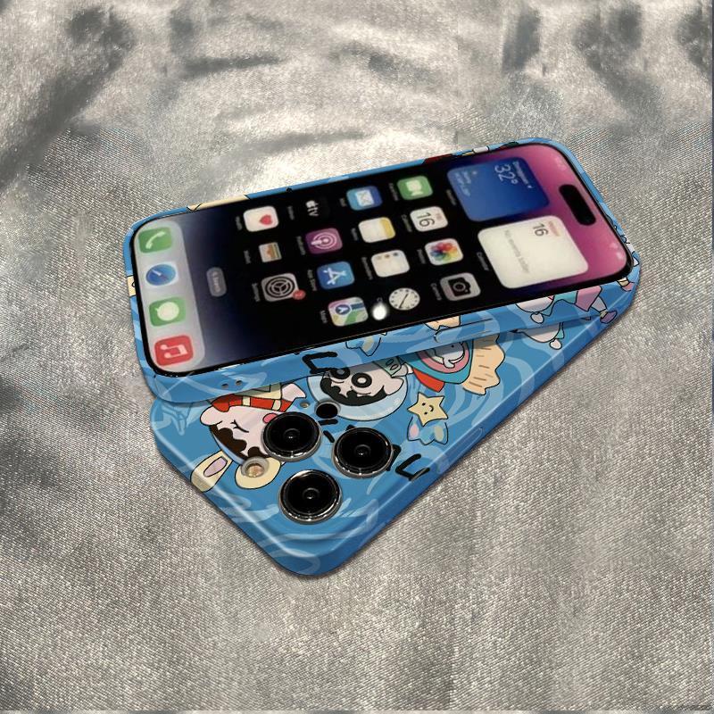 Ốp Điện Thoại Dẻo Họa Tiết Hoạt Hình Shin-Chan Dễ Thương Chống Sốc Cho Iphone11 Max6In 78 14proplus 13iPhone12 BJDT