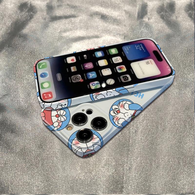 Ốp Điện Thoại Dẻo Họa Tiết Hoạt Hình Doremon Dễ Thương Chống Sốc Cho iPhone12max Apple 14Promax 78 13