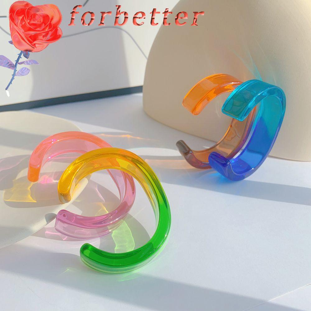 Vòng Đeo Tay Dạng Hở Màu Gradient Dành Cho Nữ