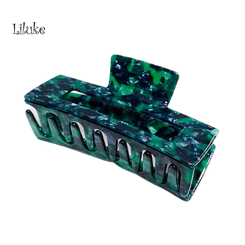 Kẹp Tóc Hợp Kim Màu Trơn Kiểu Dáng Retro Thời Trang Cho Nữ