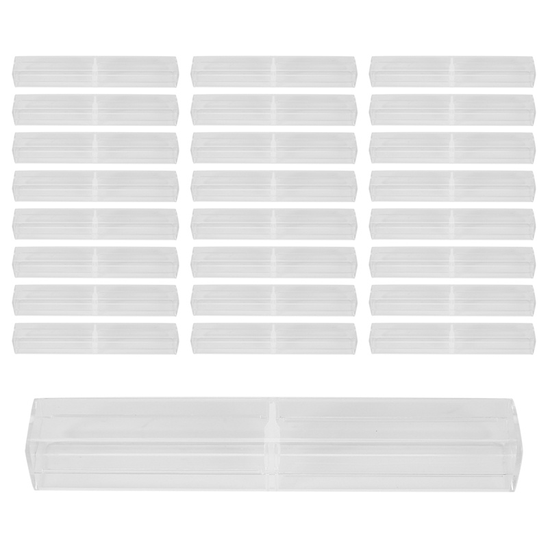 Bộ 25 Hộp Đựng Bút Bằng Nhựa Trong Suốt Dùng Làm Quà Tặng Cho Ngày Của Cha