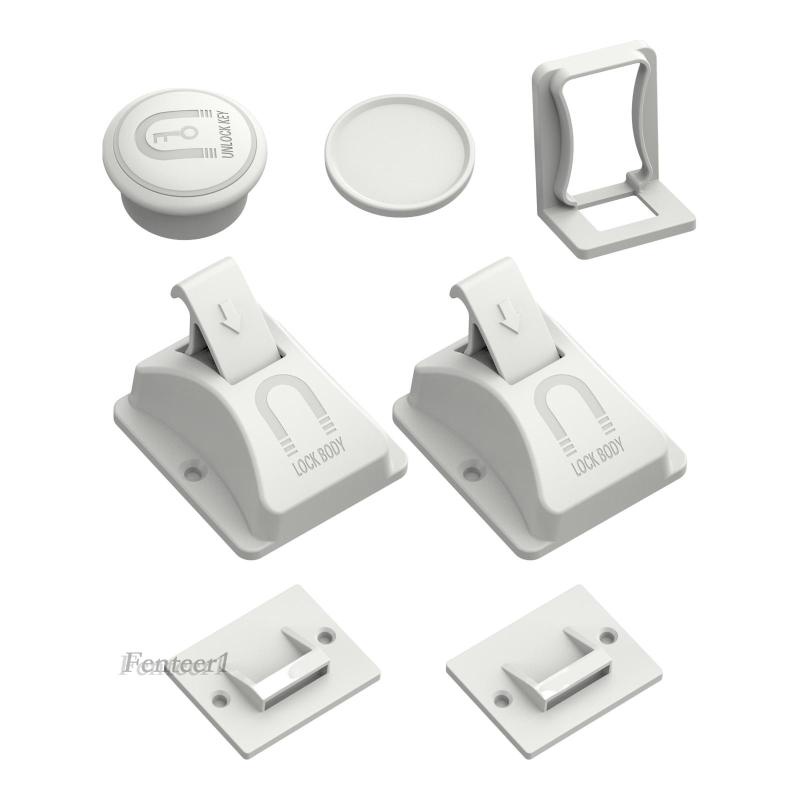 [Fenteer1] Khóa Ngăn Kéo Tủ An Toàn Dễ Lắp Đặt Cho Trẻ Em