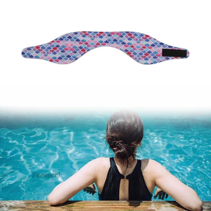 [Fenteer1] Băng Đô Bơi Co Giãn Bằng Cao Su Tổng Hợp Hình Tai Thỏ Dễ Thương Chắc Chắn Cho