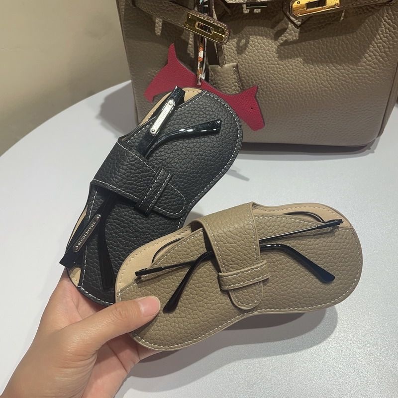 Túi Đựng Mắt Kính Bằng Da Chống Bụi Phong Cách Hàn Quốc