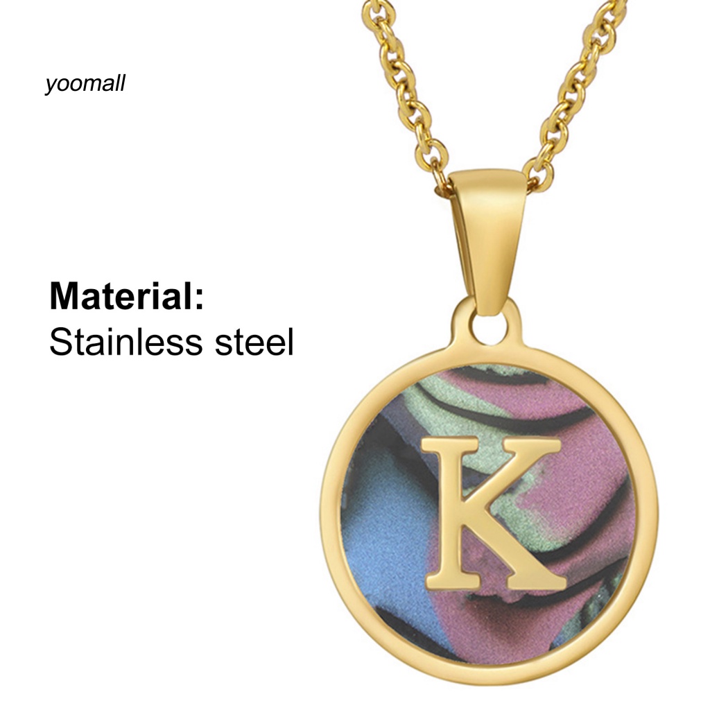 Yo / Vòng cổ Hình Vỏ Sò / Biển / Chữ Cái Dễ Phối Đồ Cho Nữ