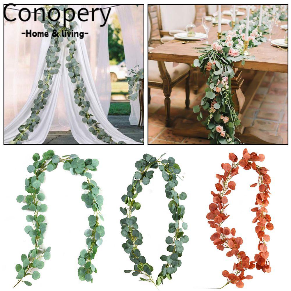 CONOPERY Dây Lá Giả 1M / 2M Trang Trí Đám Cưới