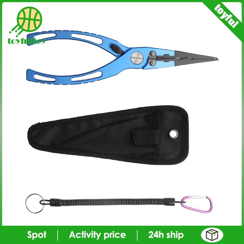 Kìm Gỡ Lưỡi Câu Cá Trọng Lượng Nhẹ Kèm Túi Đựng Tiện Dụng