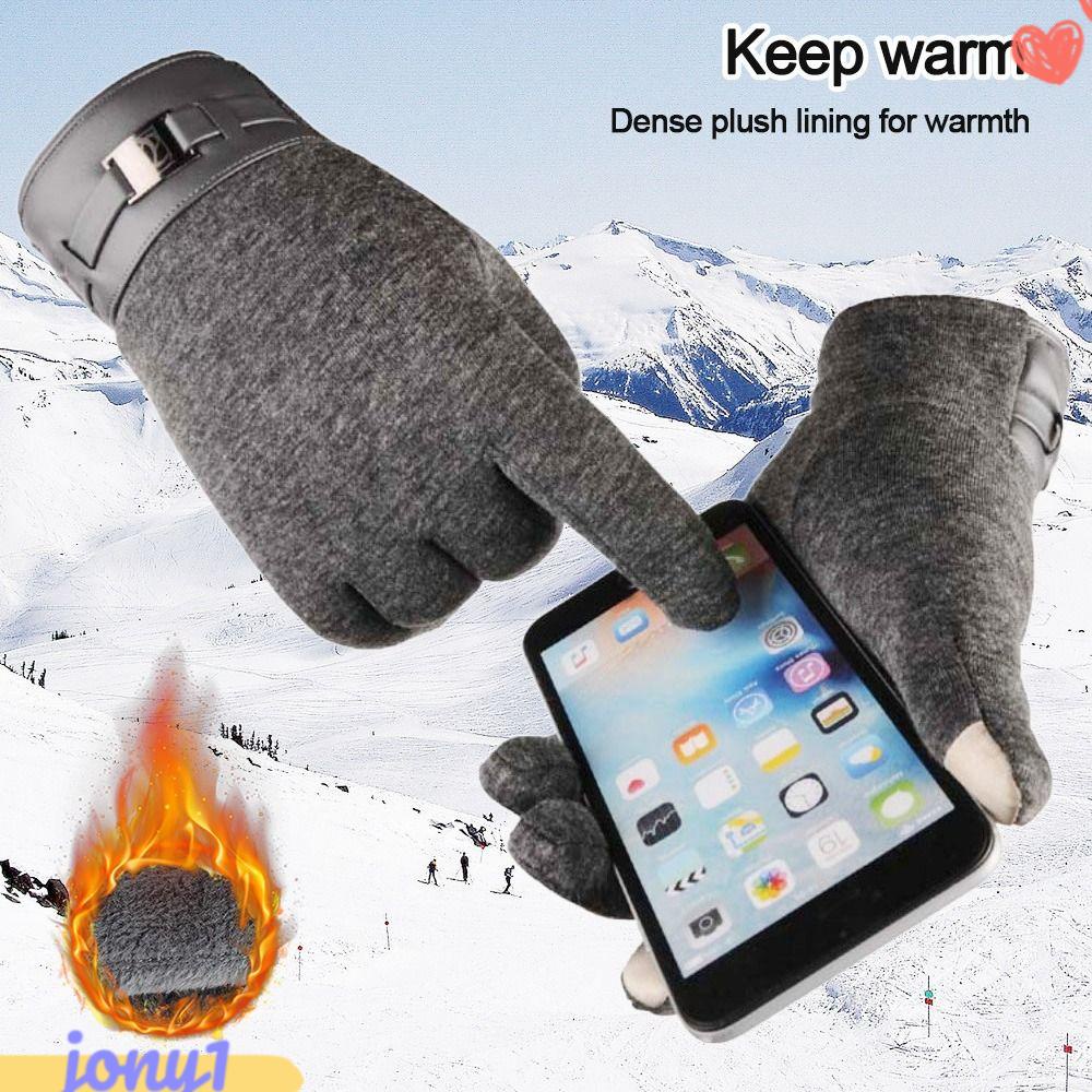 Găng Tay Lông Cừu Giữ Ấm Thời Trang Thu Đông Cho Nam