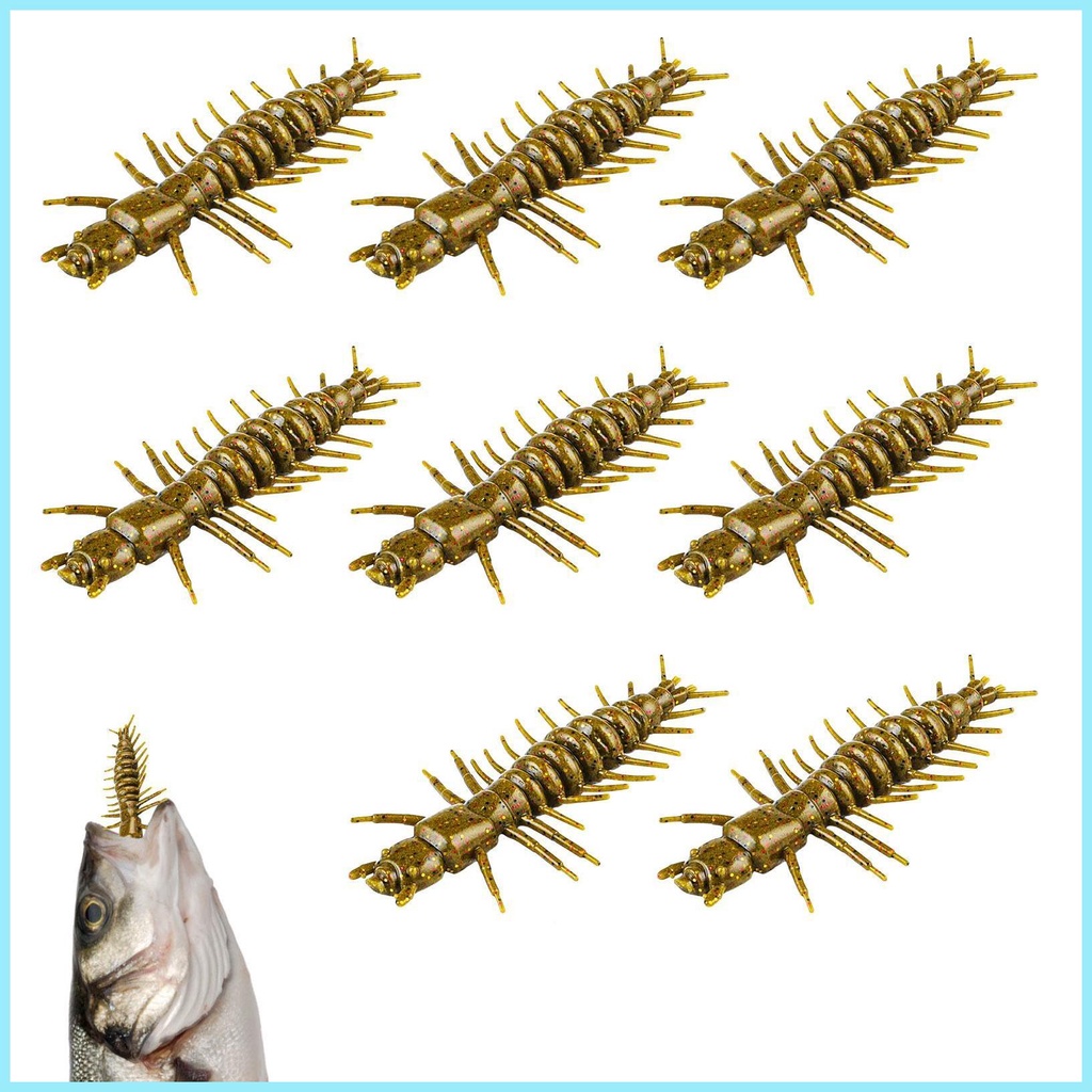 Set 8 / 20 Mồi Giả Nuốt Câu Cá Mềm Có Thể Tái Sử Dụng