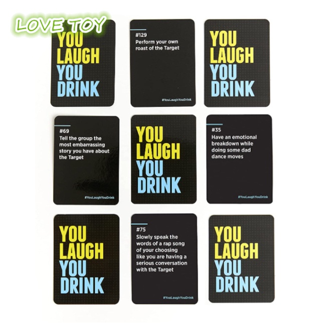 Bộ Thẻ Trò Chơi Uống Nước Vui Nhộn Cho Gia Đình