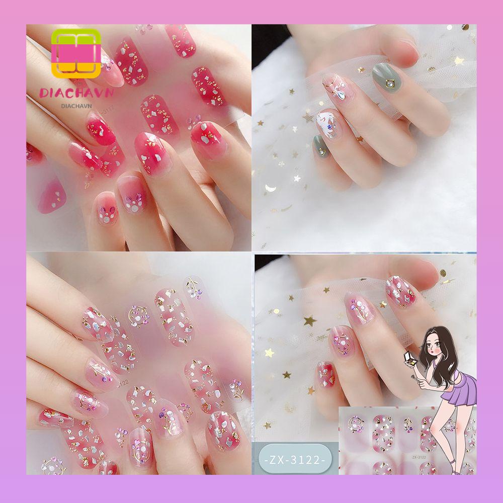 Miếng Dán Móng Tay Bảo Vệ Toàn Diện Họa Tiết 3D DIY