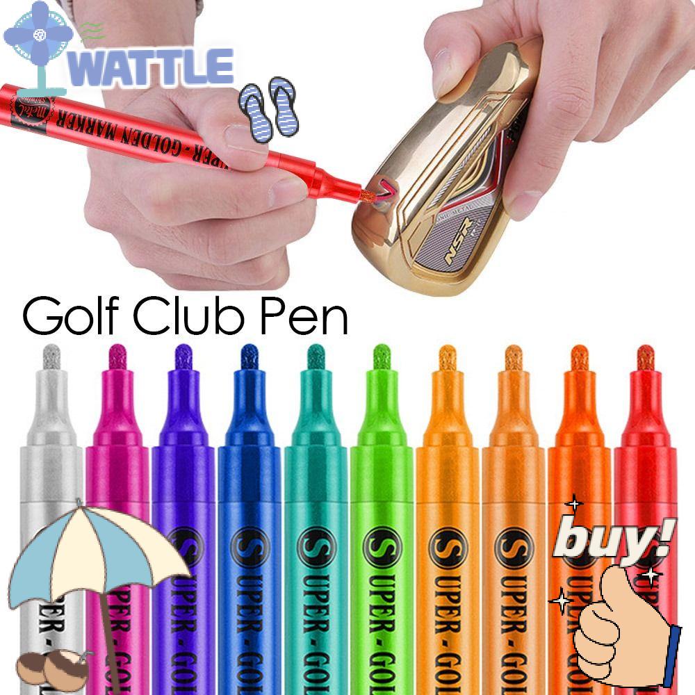 Bộ 2 Bút Đánh Golf Bằng Acrylic Nhiều Màu Tiện Dụng