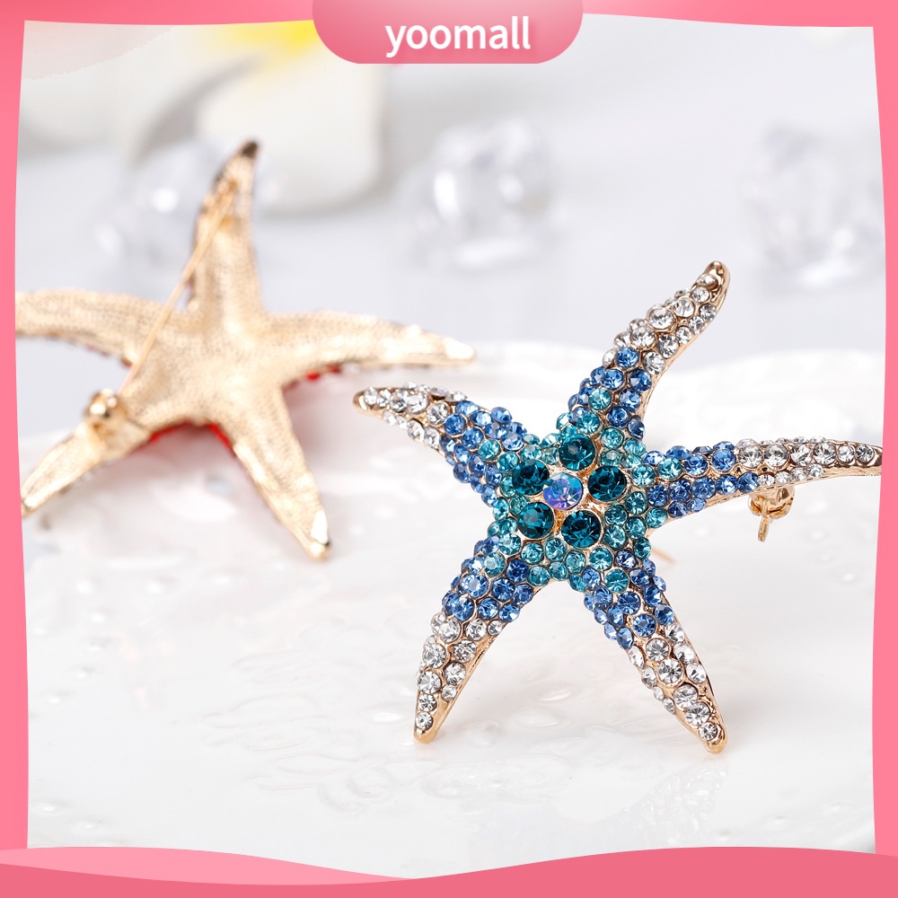 Ghim Cài Áo Hình Sao Biển Nhiều Màu Dễ Thương
