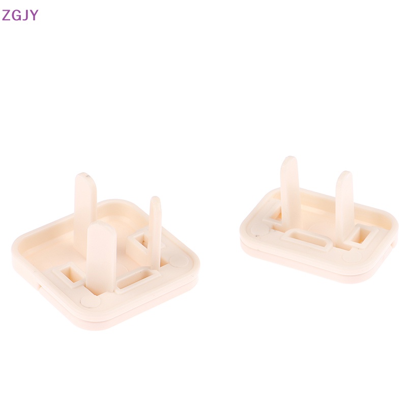 Set 5 Nắp Đậy Ổ Cắm Điện 2 / 3 Lỗ Hình Gấu Bảo Vệ An Toàn Cho Bé Mới